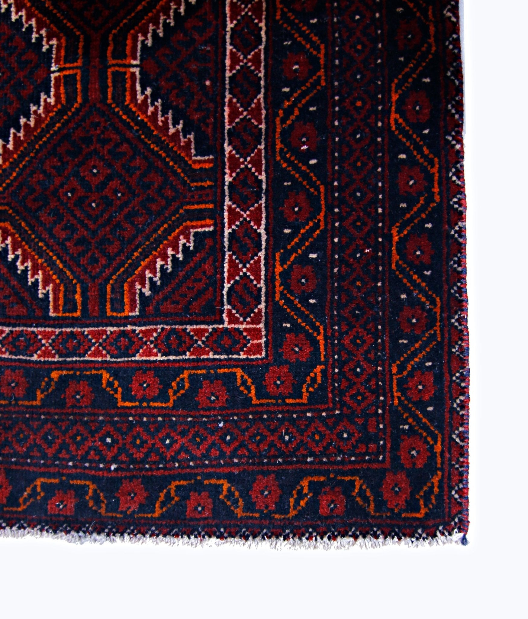 Handmade Tribal Afghan Balouch Rug | 188 x 100 cm | 6'2" x 3'3" - Najaf Rugs & Textile