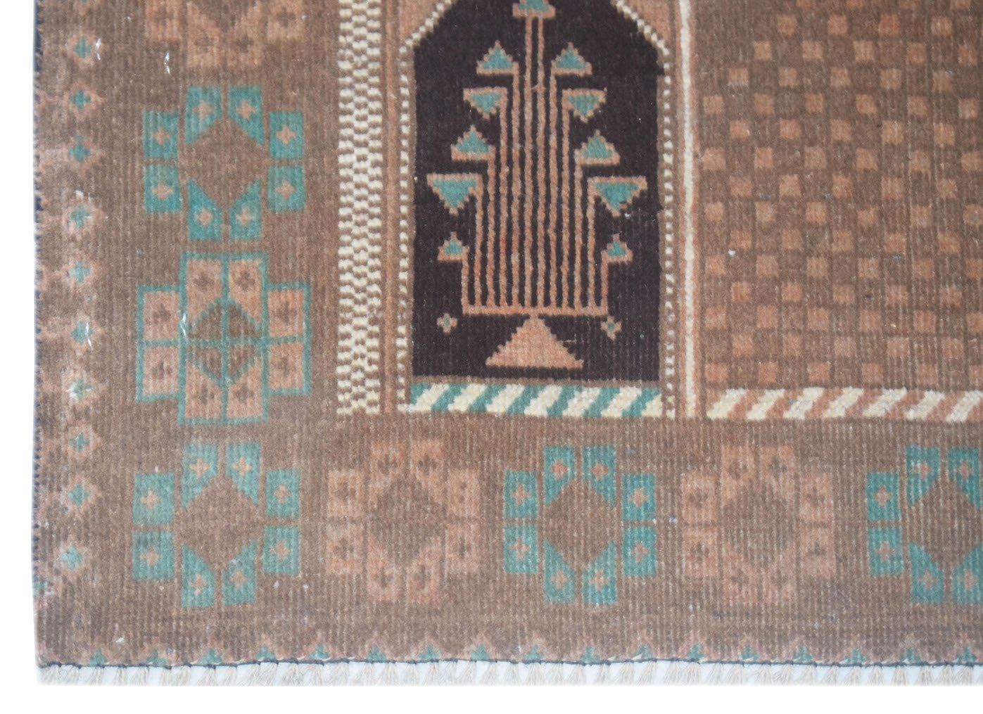 Handmade Tribal Afghan Balouch Rug | 192 x 95 cm | 6'4" x 3'1" - Najaf Rugs & Textile