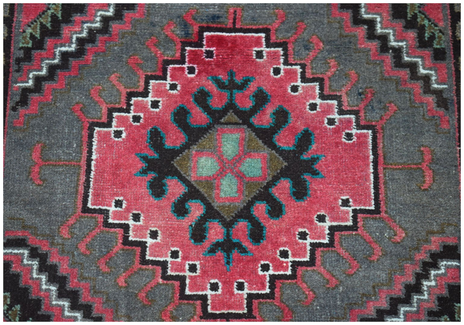 Handmade Tribal Afghan Balouch Rug | 197 x 87 cm | 6'6" x 2'10" - Najaf Rugs & Textile