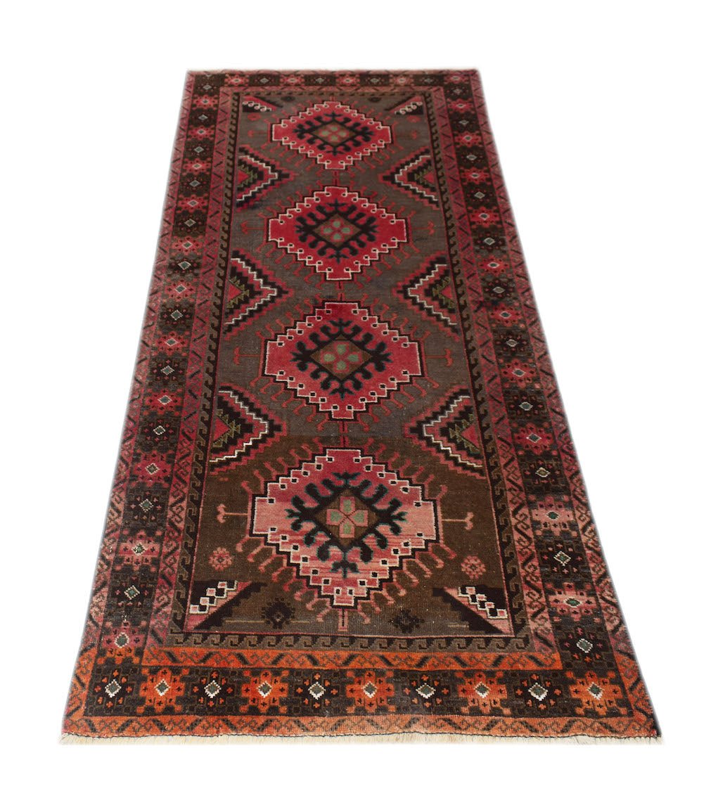 Handmade Tribal Afghan Balouch Rug | 197 x 87 cm | 6'6" x 2'10" - Najaf Rugs & Textile