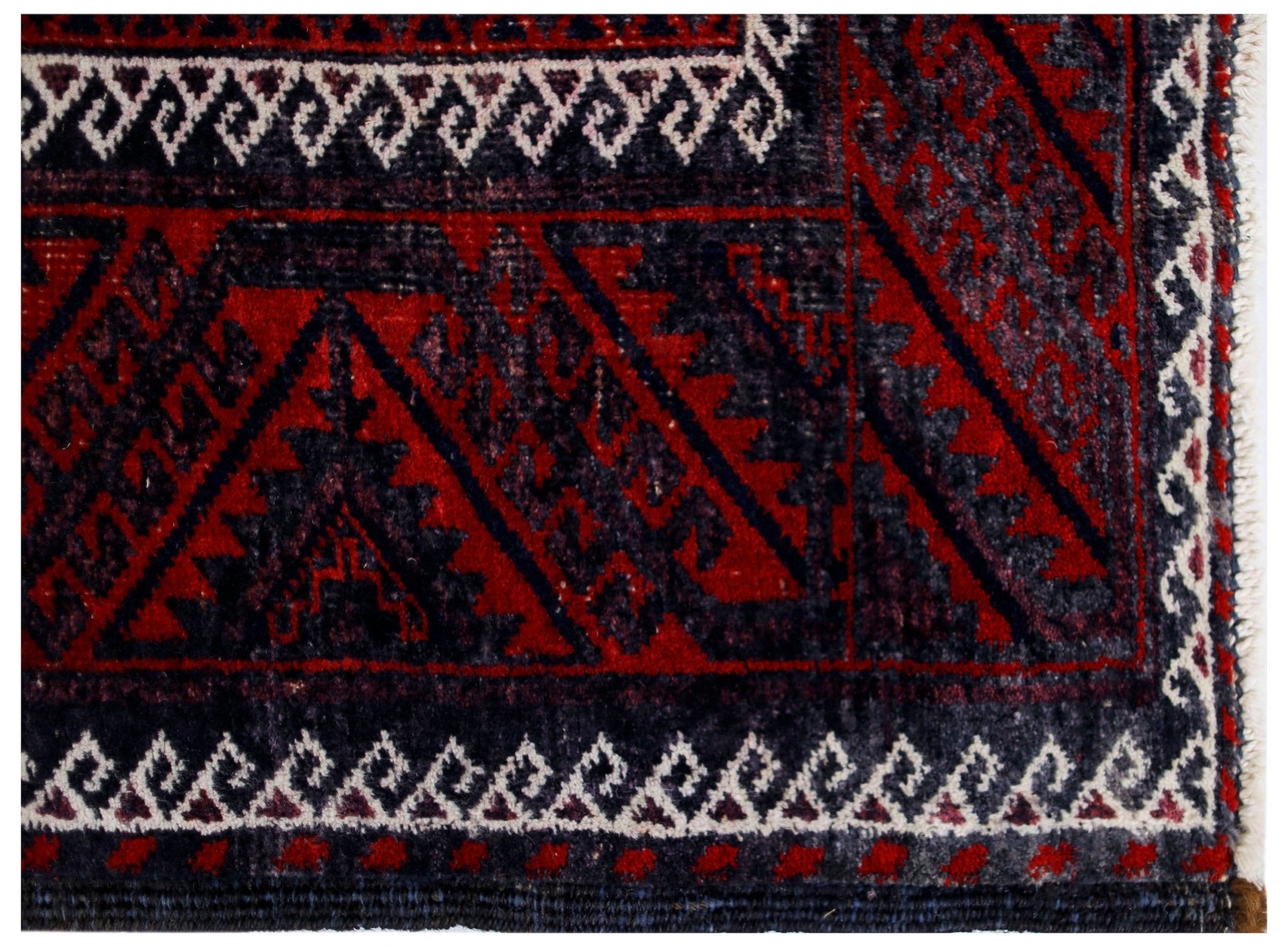 Handmade Tribal Afghan Balouch Rug | 203 x 105 cm | 6'8" x 3'5" - Najaf Rugs & Textile