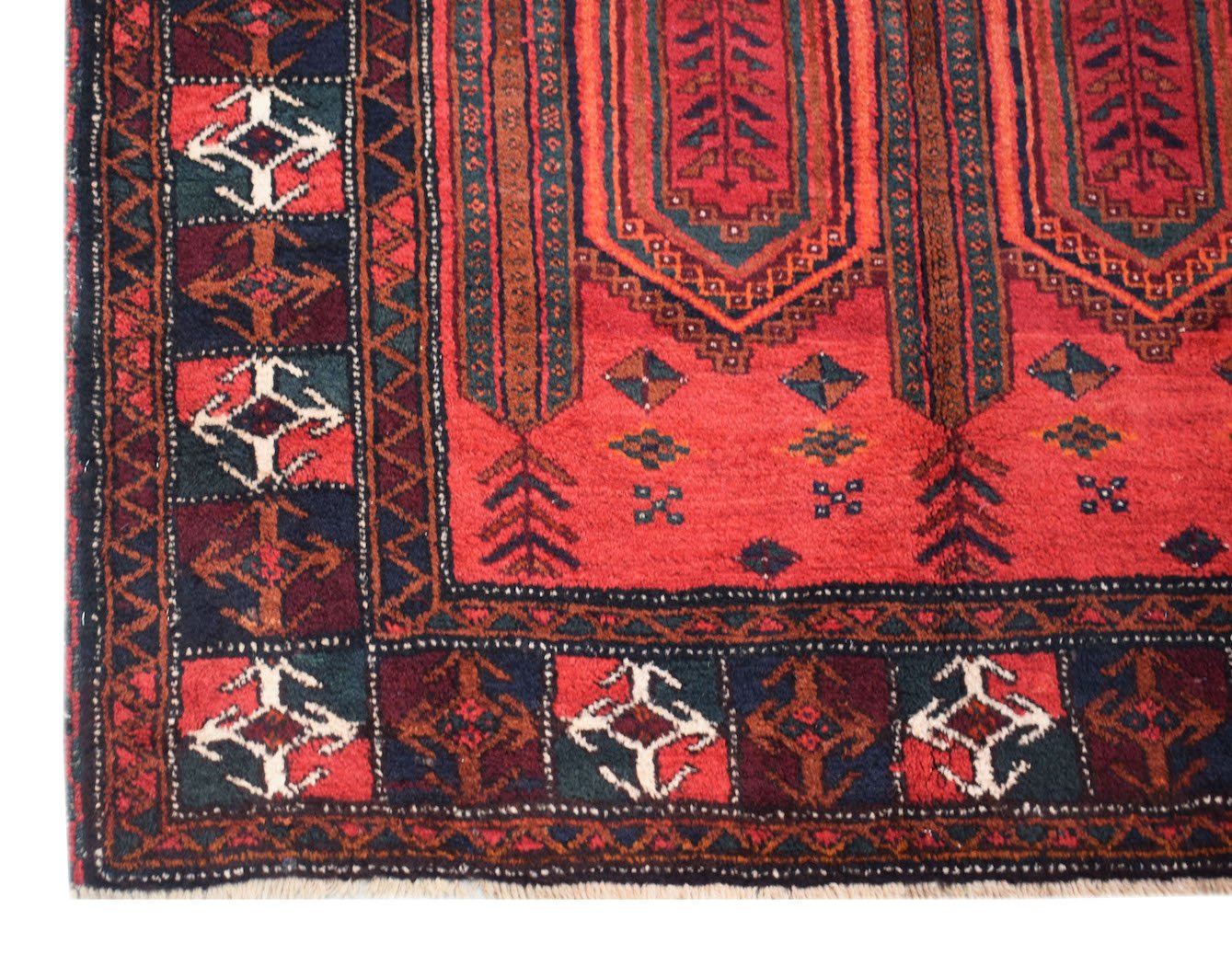 Handmade Tribal Afghan Balouch Rug | 236 x 124 cm | 7'9" x 4'1" - Najaf Rugs & Textile