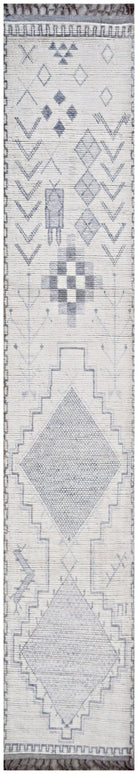 Handmade Tribal Afghan Berber Hallway Runner | 433 x 73 cm | 14'3" x 2'5" - Najaf Rugs & Textile