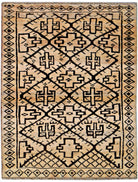 Handmade Tribal Afghan Berber Rug | 136 x 97 cm | 4'6" x 3'2" - Najaf Rugs & Textile