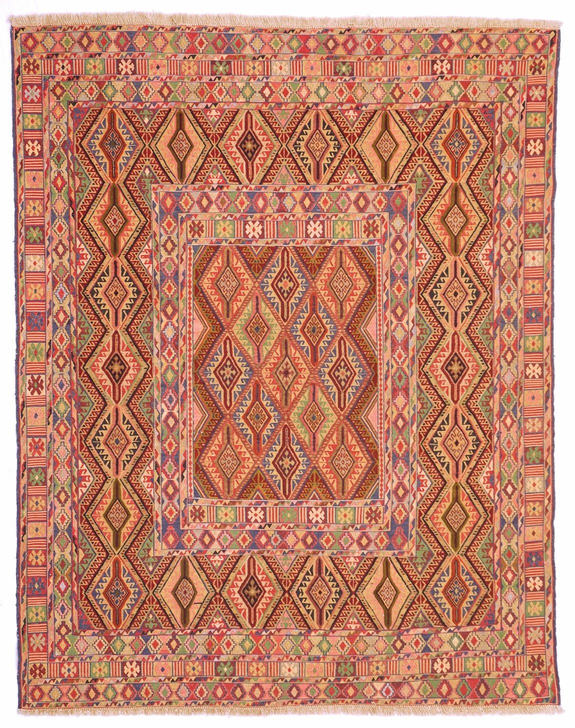 Handmade Tribal Afghan Daizangi Rug | 183 x 137 cm | 6' x 4'5" - Najaf Rugs & Textile