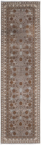 Handmade Tribal Afghan Hallway Runner | 312 x 87 cm | 10'3" x 2'10" - Najaf Rugs & Textile