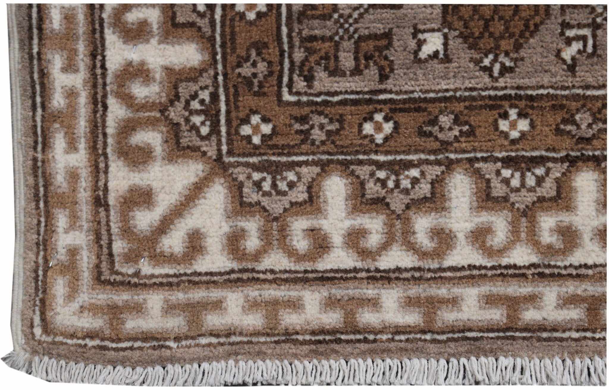 Handmade Tribal Afghan Hallway Runner | 312 x 87 cm | 10'3" x 2'10" - Najaf Rugs & Textile