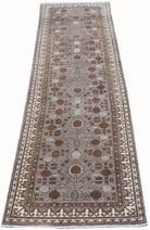 Handmade Tribal Afghan Hallway Runner | 316 x 83 cm | 10'4" x 2'9" - Najaf Rugs & Textile