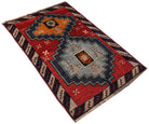 Handmade Tribal Afghan Rug | 112 x 72 cm | 3'8" x 2'7" - Najaf Rugs & Textile