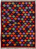 Handmade Tribal Afghan Rug | 114 x 81 cm | 3'9" x 2'8" - Najaf Rugs & Textile