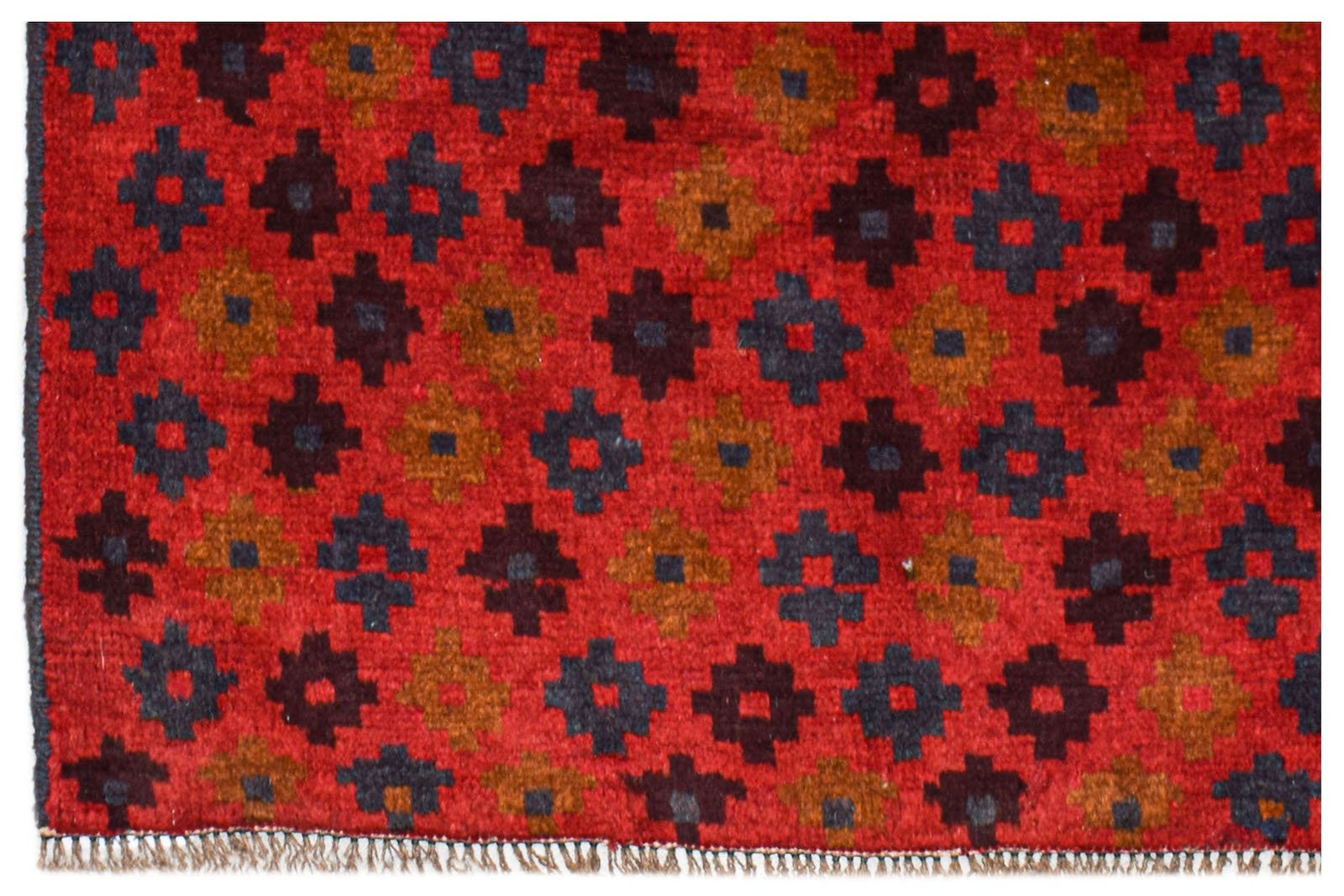 Handmade Tribal Afghan Rug | 118 x 83 cm | 3'10" x 2'9" - Najaf Rugs & Textile