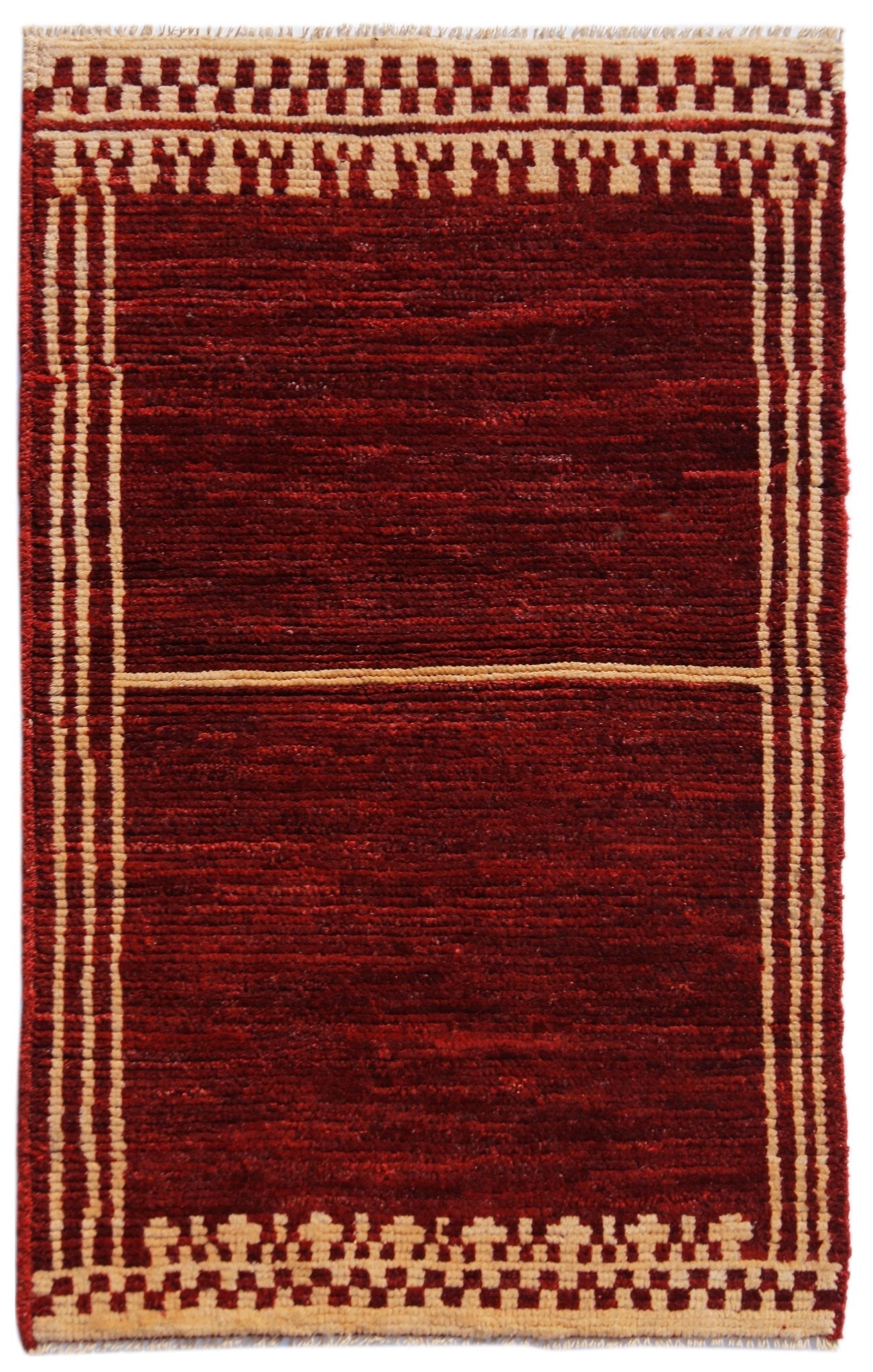 Handmade Tribal Afghan Rug | 130 x 82 cm | 4'4" x 2'8" - Najaf Rugs & Textile