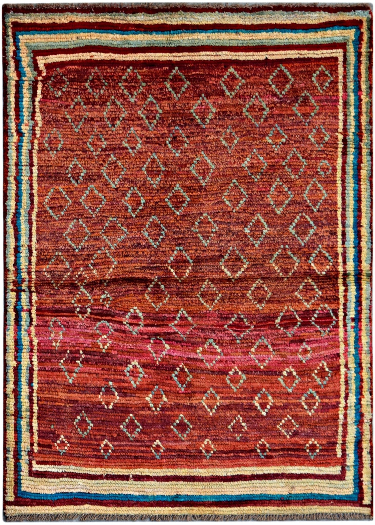 Handmade Tribal Afghan Rug | 135 x 98 cm | 4'5" x 3'3" - Najaf Rugs & Textile