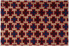 Handmade Tribal Afghan Rug | 137 x 89 cm | 4'6" x 2'11" - Najaf Rugs & Textile