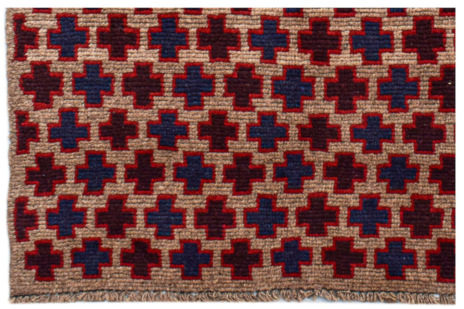 Handmade Tribal Afghan Rug | 137 x 89 cm | 4'6" x 2'11" - Najaf Rugs & Textile