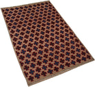 Handmade Tribal Afghan Rug | 137 x 89 cm | 4'6" x 2'11" - Najaf Rugs & Textile