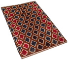 Handmade Tribal Afghan Rug | 140 x 87 cm | 4'7" x 2'10" - Najaf Rugs & Textile