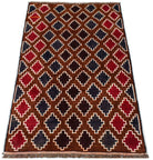 Handmade Tribal Afghan Rug | 140 x 87 cm | 4'7" x 2'10" - Najaf Rugs & Textile