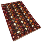 Handmade Tribal Afghan Rug | 141 x 85 cm | 4'7" x 2'10" - Najaf Rugs & Textile