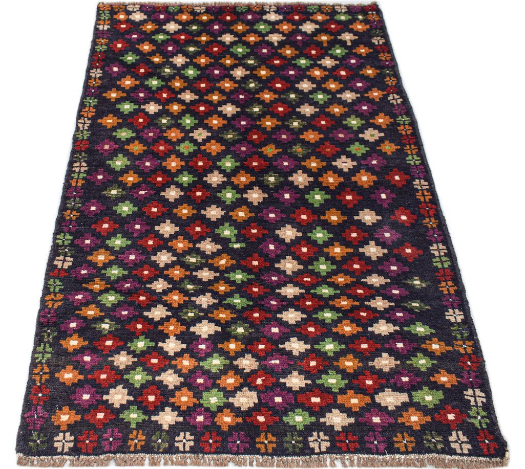 Handmade Tribal Afghan Rug | 151 x 100 cm | 5' x 3'4" - Najaf Rugs & Textile