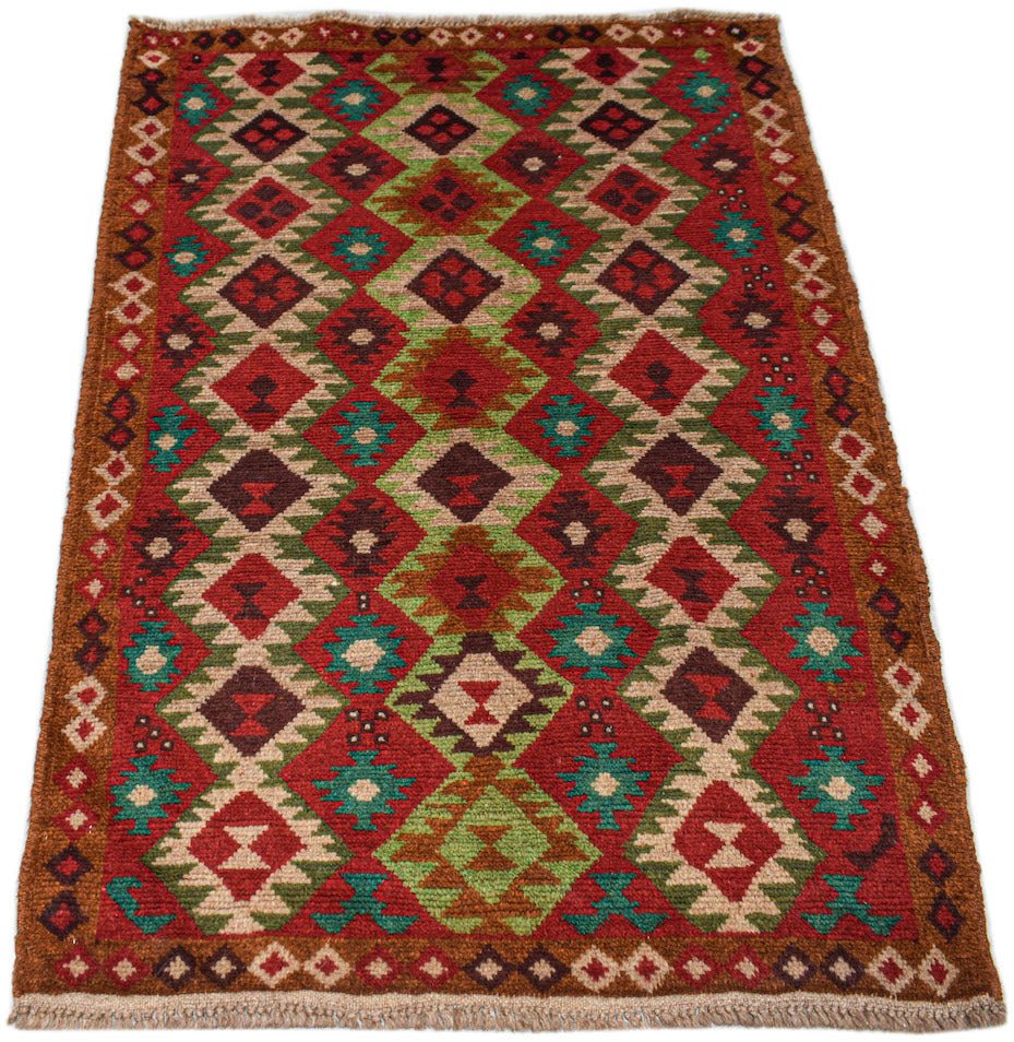 Handmade Tribal Afghan Rug | 153 x 98 cm | 5' x 3'3" - Najaf Rugs & Textile