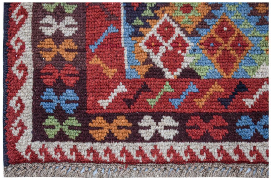 Handmade Tribal Afghan Rug | 177 x 122 cm | 5'10" x 4' - Najaf Rugs & Textile