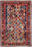 Handmade Tribal Afghan Rug | 177 x 122 cm | 5'10" x 4' - Najaf Rugs & Textile