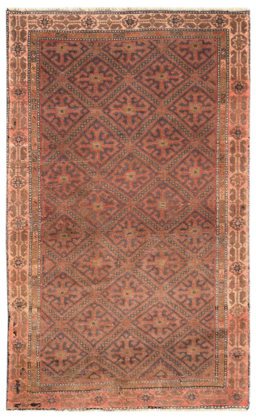 Handmade Tribal Afghan Rug | 198 x 126 cm | 6'6" x 4'2" - Najaf Rugs & Textile