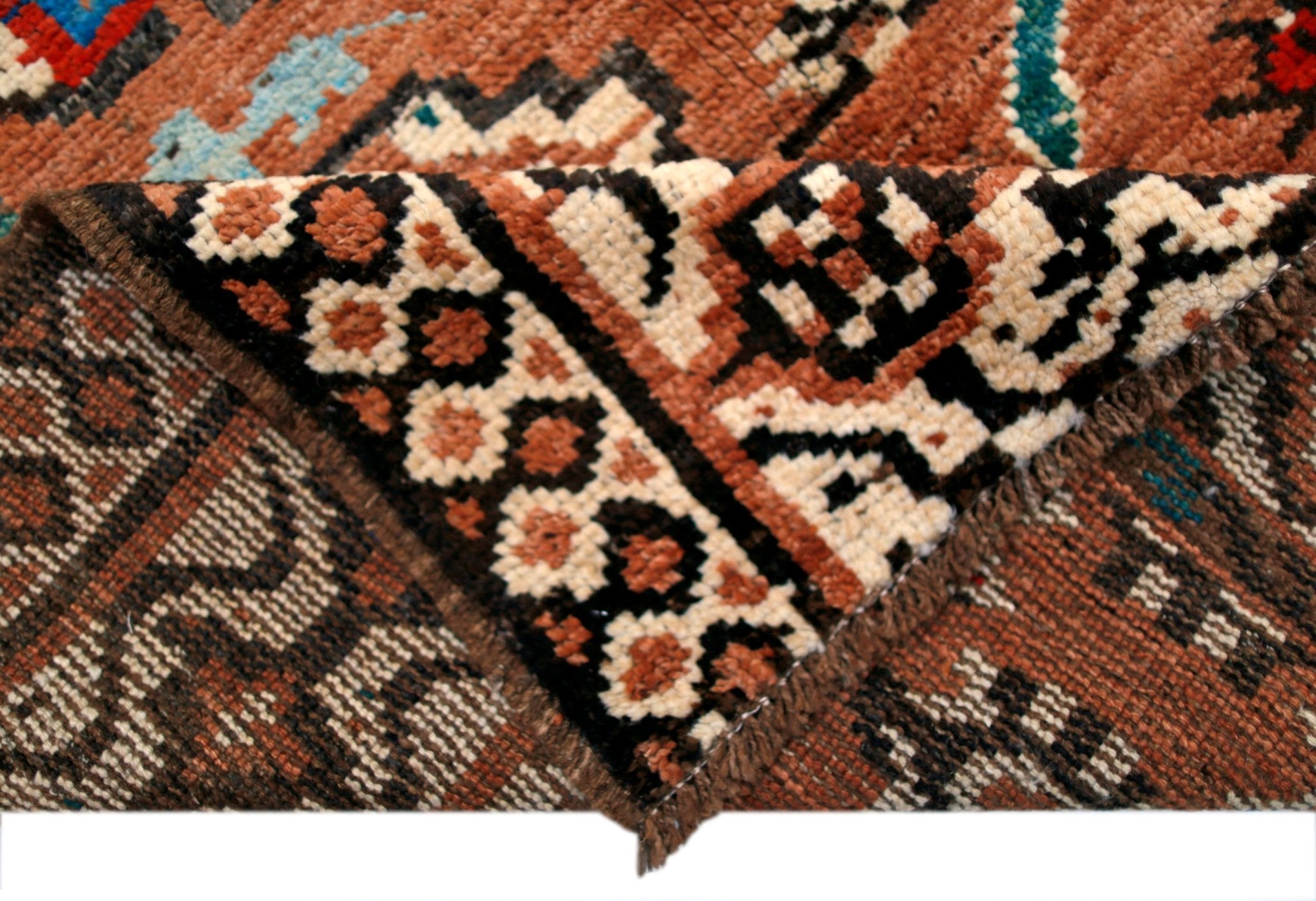 Handmade Tribal Afghan Rug | 229 x 171 cm | 7'6" x 5'8" - Najaf Rugs & Textile