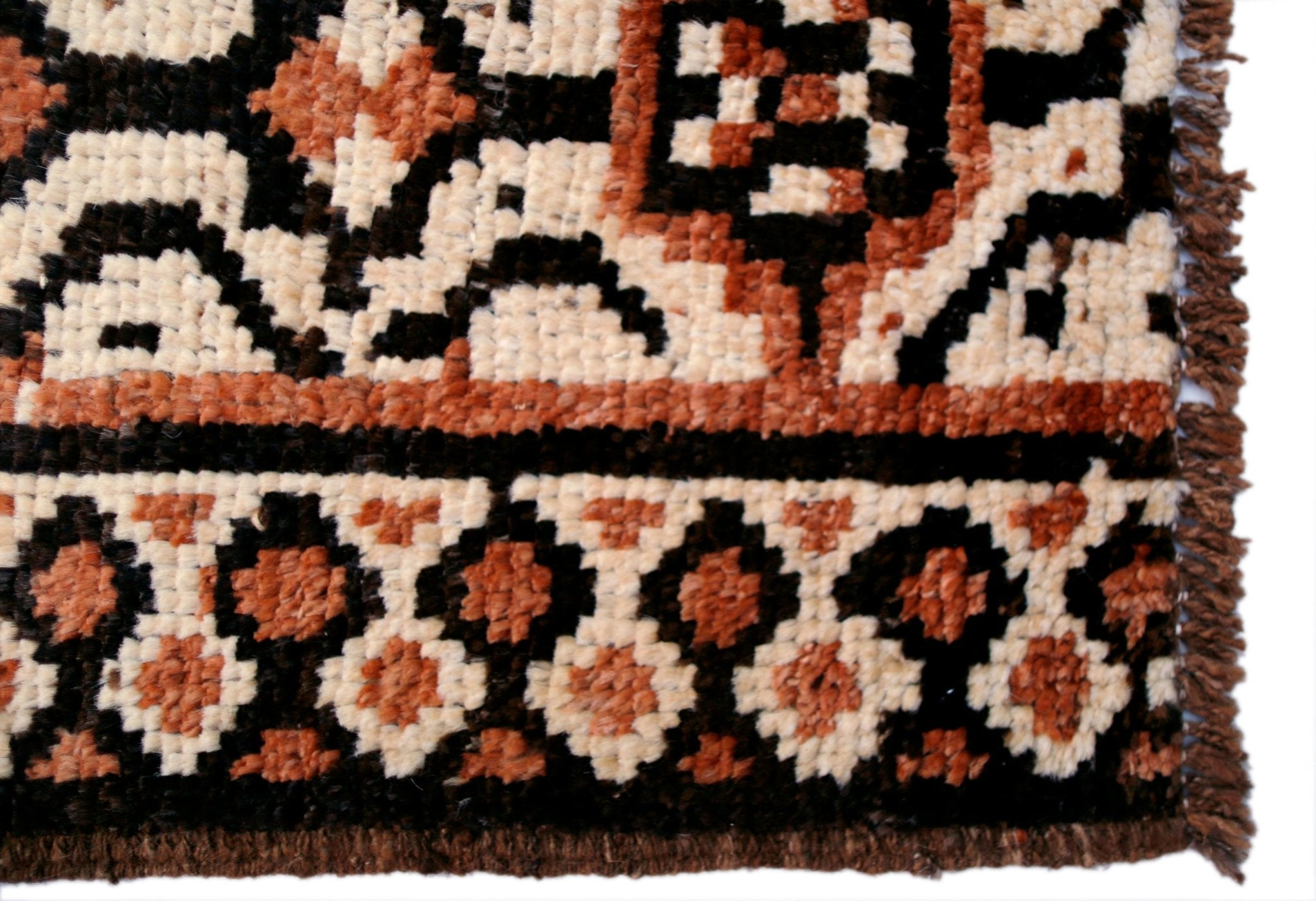 Handmade Tribal Afghan Rug | 229 x 171 cm | 7'6" x 5'8" - Najaf Rugs & Textile