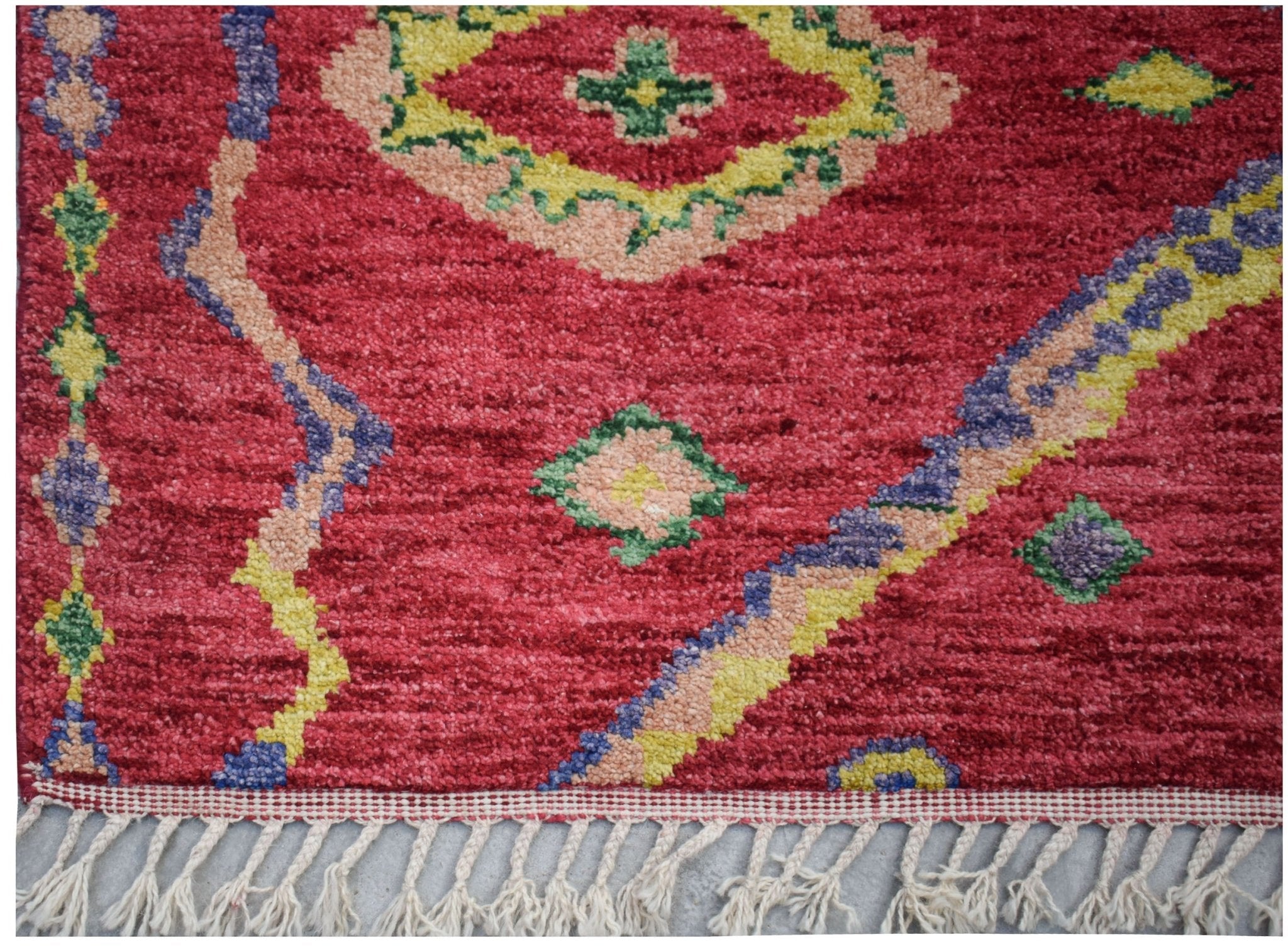 Handmade Tribal Afghan Rug | 250 x 168 cm | 8'3" x 5'6" - Najaf Rugs & Textile