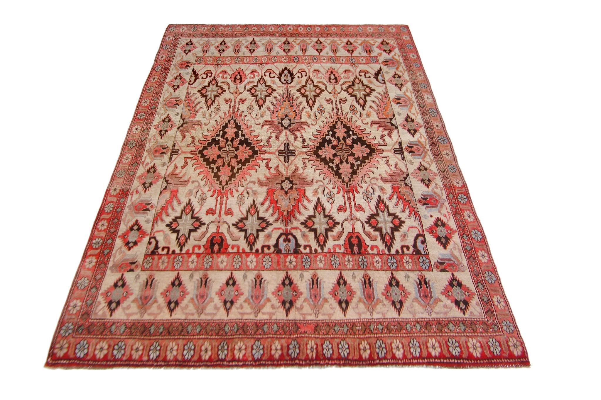 Handmade Tribal Afghan Rug | 284 x 212 cm | 9'4" x 7' - Najaf Rugs & Textile