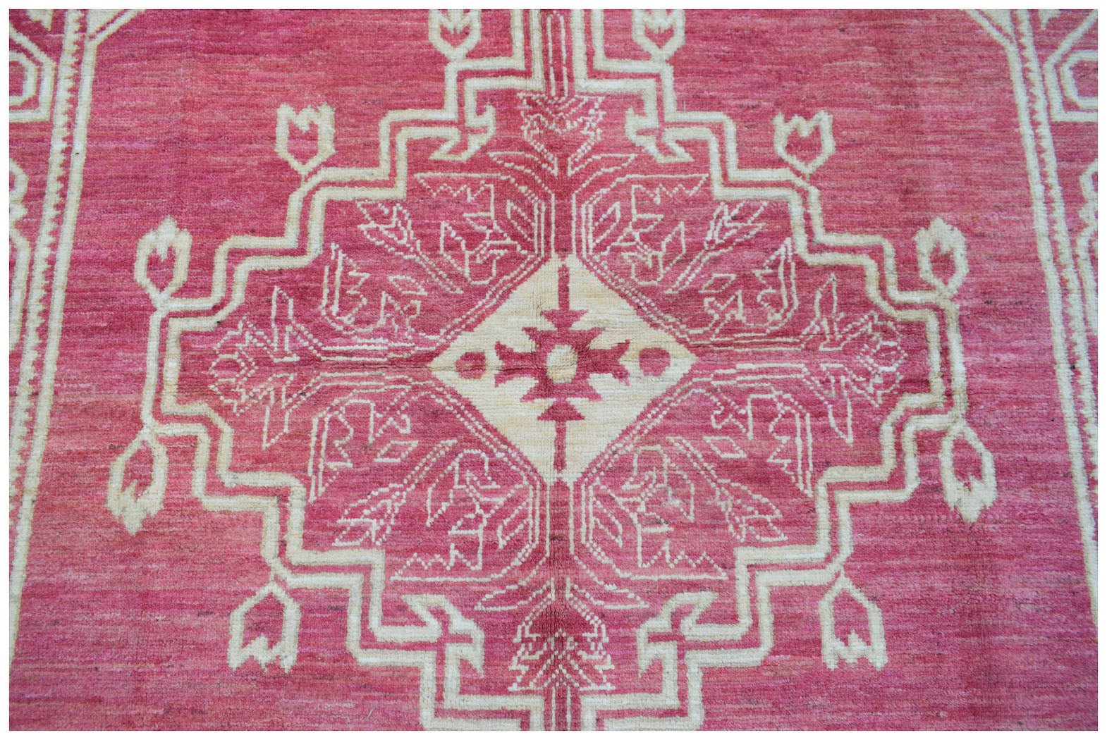 Handmade Tribal Afghan Rug | 292 x 200 cm | 9'7" x 6'7" - Najaf Rugs & Textile