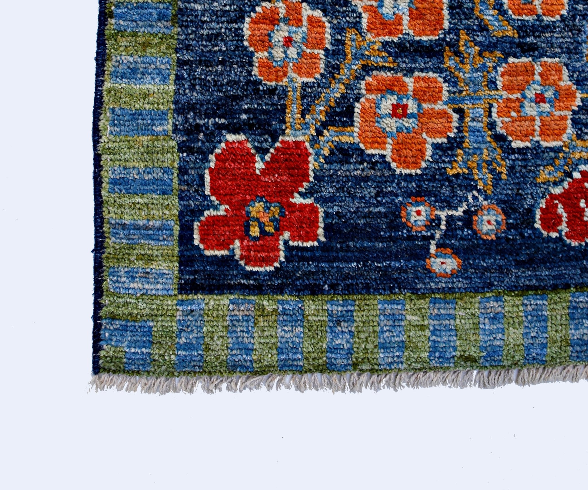 Handmade Tribal Afghan Rug | 300 x 205 cm | 9'10" x 6'9" - Najaf Rugs & Textile