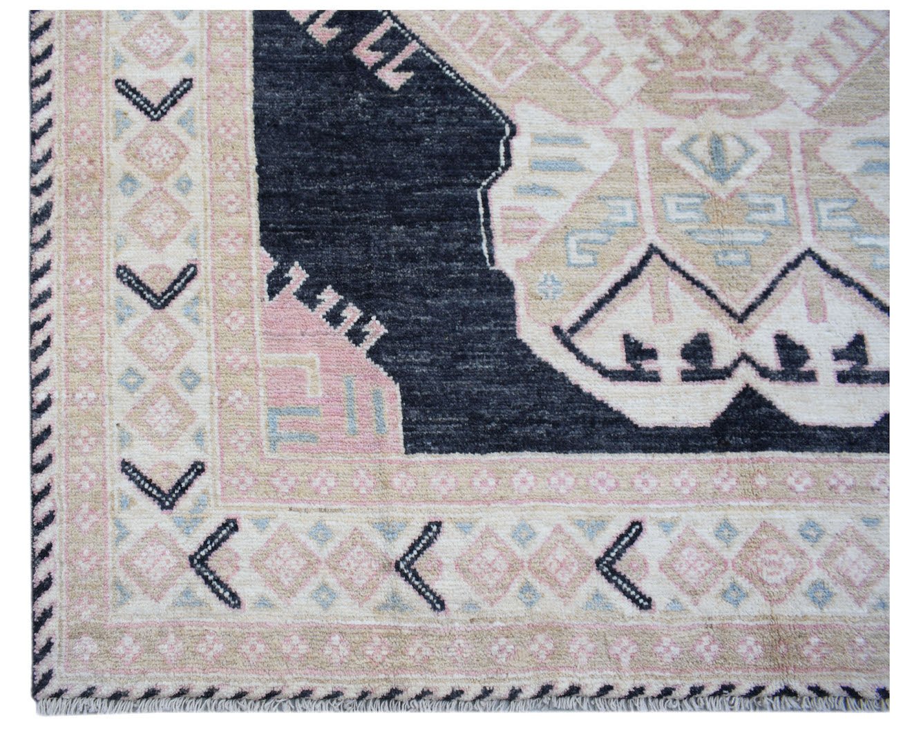 Handmade Tribal Afghan Rug | 303 x 207 cm | 9'11" x 6'10" - Najaf Rugs & Textile