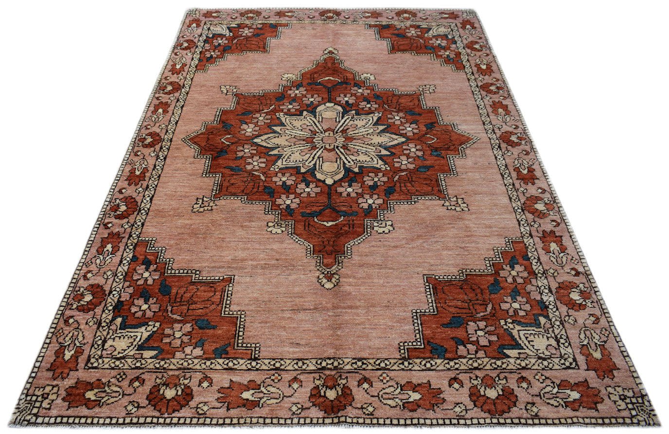 Handmade Tribal Afghan Rug | 307 x 200 cm | 10'1" x 6'7" - Najaf Rugs & Textile