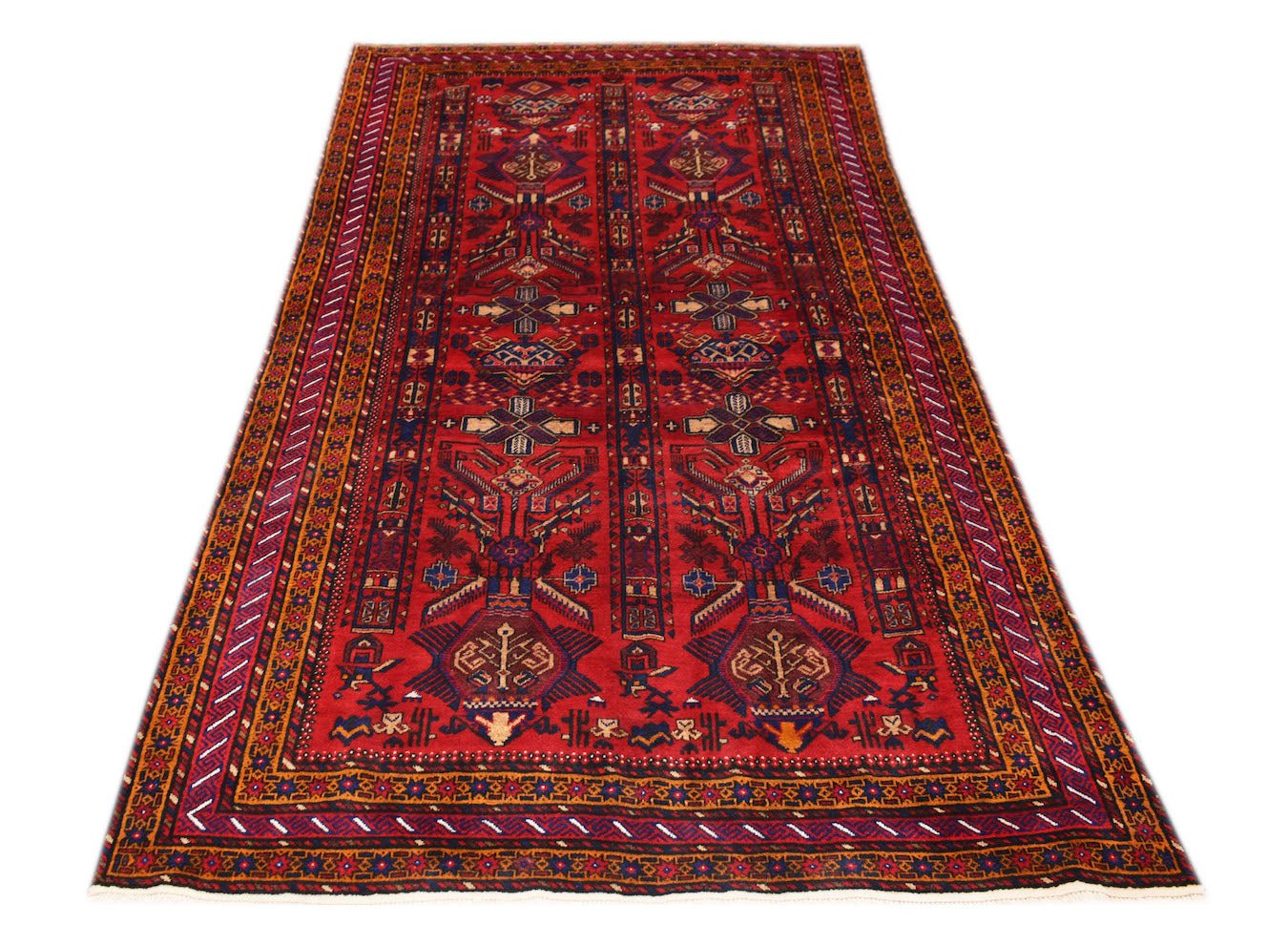 Handmade Tribal Afghan Shepherd's Rug | 315 x 174 cm | 10'4" x 5'9" - Najaf Rugs & Textile