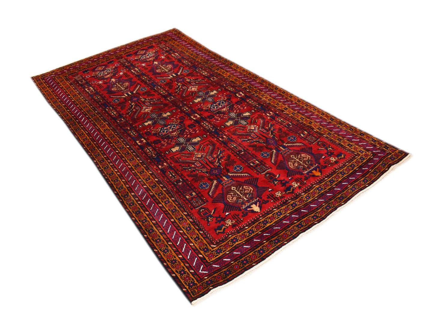 Handmade Tribal Afghan Shepherd's Rug | 315 x 174 cm | 10'4" x 5'9" - Najaf Rugs & Textile