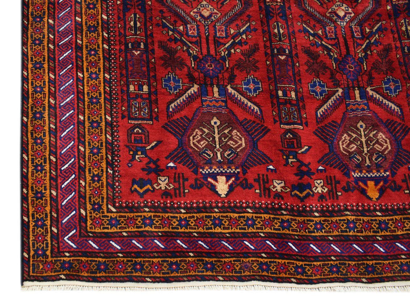 Handmade Tribal Afghan Shepherd's Rug | 315 x 174 cm | 10'4" x 5'9" - Najaf Rugs & Textile