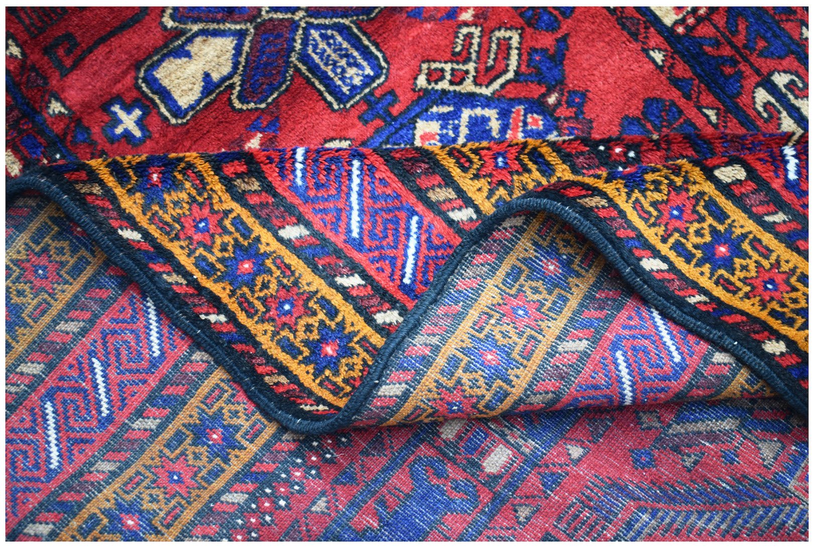 Handmade Tribal Afghan Shepherd's Rug | 315 x 174 cm | 10'4" x 5'9" - Najaf Rugs & Textile