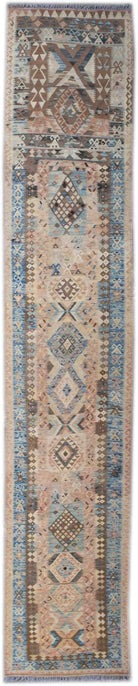 Handmade Tribal Kilim Hallway Runner | 556 x 99 cm - Najaf Rugs & Textile