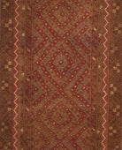 Handmade Tribal Mashwani Hallway Runner | 374 x 70 cm | 12'2" x 2'3" - Najaf Rugs & Textile