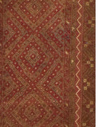 Handmade Tribal Mashwani Hallway Runner | 374 x 70 cm | 12'2" x 2'3" - Najaf Rugs & Textile