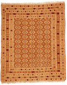 Handmade Tribal Mashwani Rug | 177 x 147 cm | 5'8" x 4'8" - Najaf Rugs & Textile