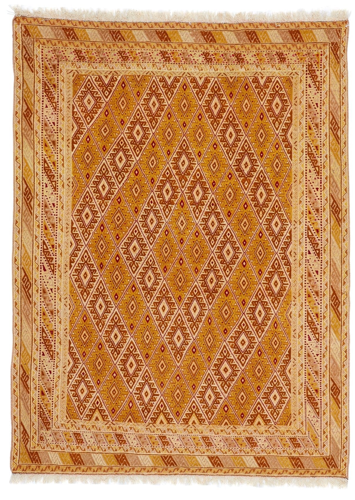 Handmade Tribal Mashwani Rug | 187 x 137 cm | 6'13" x 4'4" - Najaf Rugs & Textile