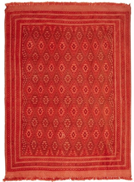 Handmade Tribal Overdyed Mashwani Rug | 187 x 139 cm | 6'13" x 4'5" - Najaf Rugs & Textile