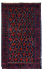 Handmade Tribal Persian Balouch Rug | 175 x 107 cm | 5'9" x 3'6" - Najaf Rugs & Textile