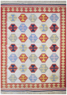 Handmade Turkish Kilim | 230 x 175 cm | 7'5" x 5'7" - Najaf Rugs & Textile