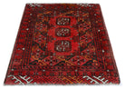 Handmade Ultra Mini Afghan Turkmen Rug | 59 x 53 cm | 1'11" x 1'9" - Najaf Rugs & Textile