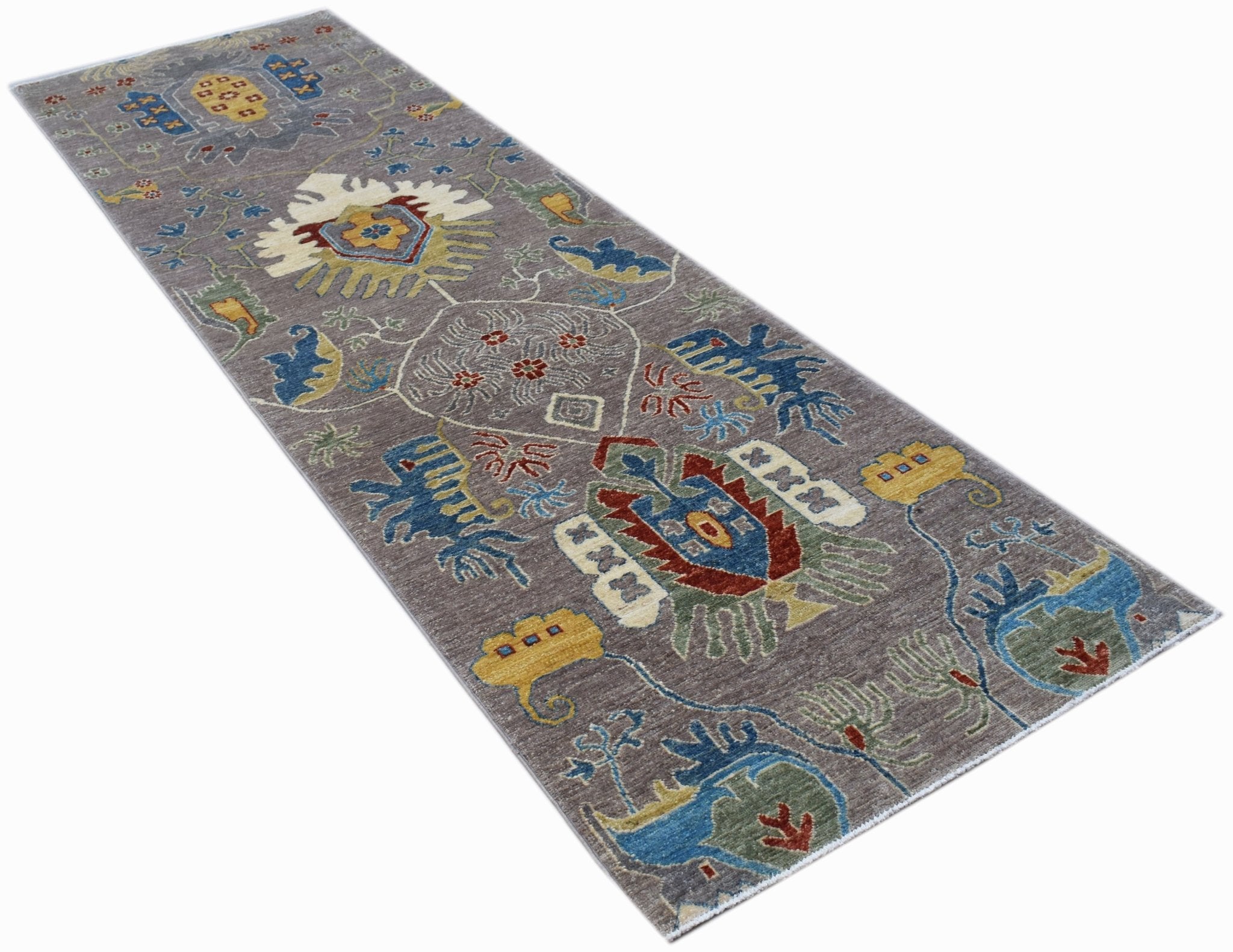 Handwoven Afghan Chobi Hallway Runner | 300 x 90 cm | 9'10" x 3' - Najaf Rugs & Textile